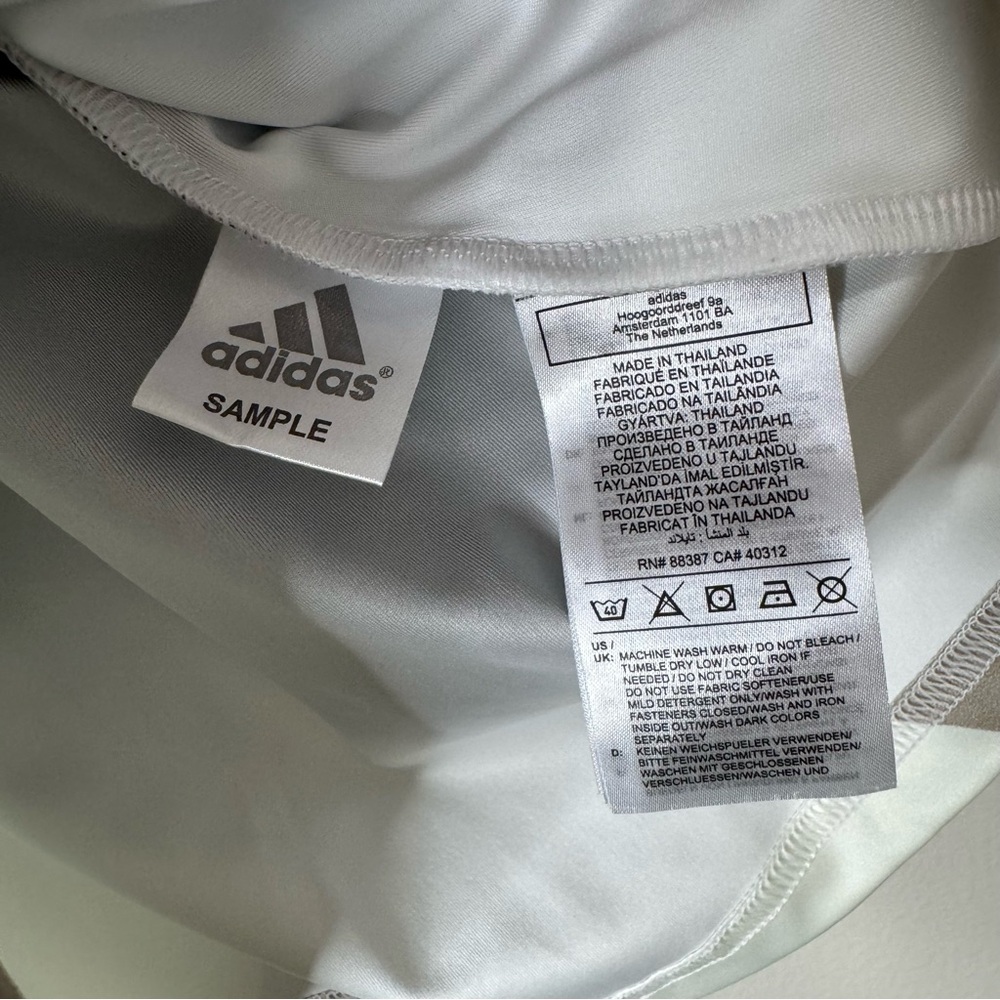 adidas x Merimekko Black Brown & White‎ Abstract Racer Back Cutout Athletic Tank - Picture 5 of 9